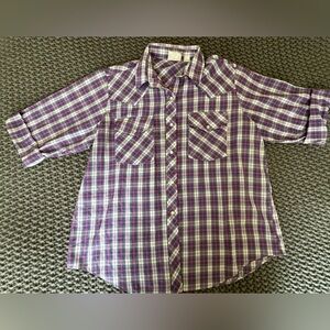 Lee Plaid Button-Up Shirt